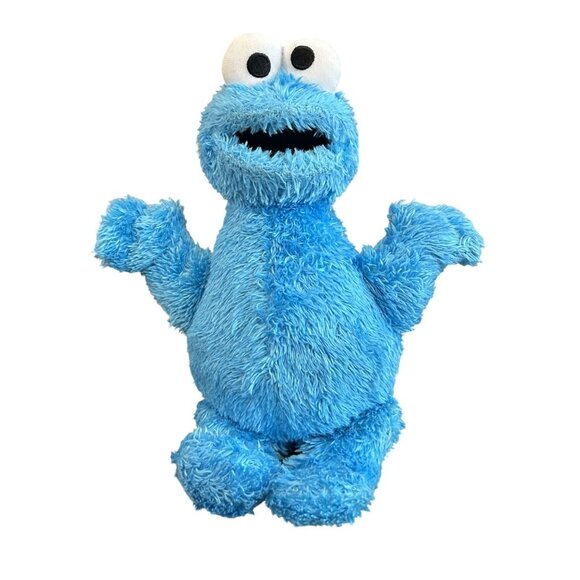 Sesame Street Elmo & Cookie Monster Plush Lot 10" Elmo Vintage & 2013 Hasbro Coo - Picture 2 of 5